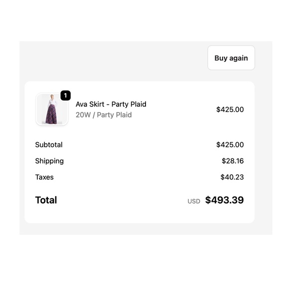 Sachin & Babi Ava Skirt in Party Plaid - Picture 2 of 9